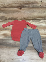 Carter's 2pc 'My Best Friend Has Paws' Bodysuit & Pants Set Red sz 3m