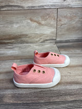 H&M Bump Toe Canvas Sneakers, Coral sz 4/5c