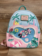NEW Loungefly x Disney Minnie Mouse Vacation Style Poolside Mini Backpack