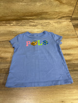 Ralph Lauren Cheerleader Bear Shirt Blue sz 9m