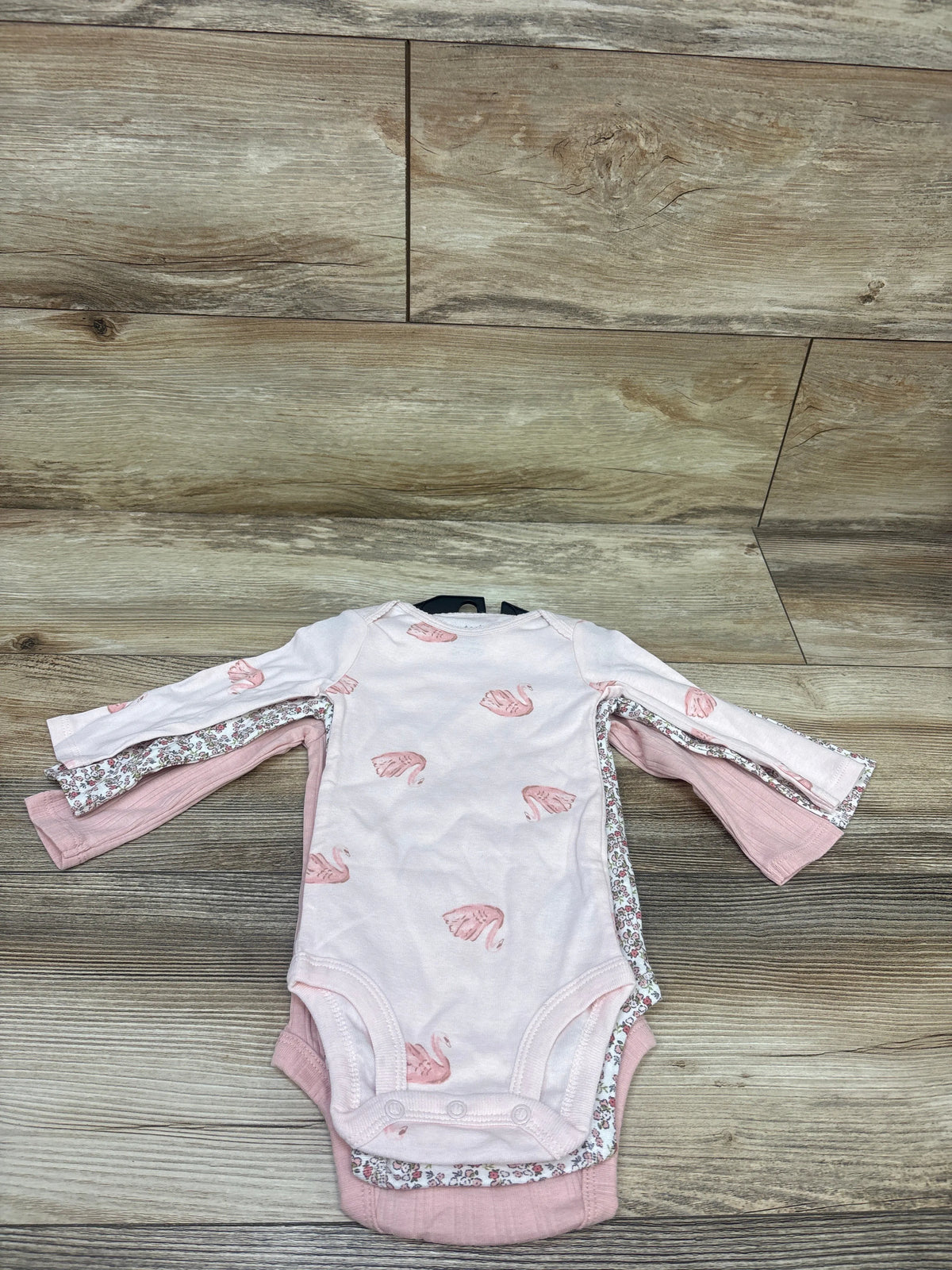 NEW Child Of Mine 3pk Bodysuits Pink sz 3-6m