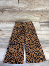 Cat & Jack Leopard Wide Leg Jeans Brown sz 4T