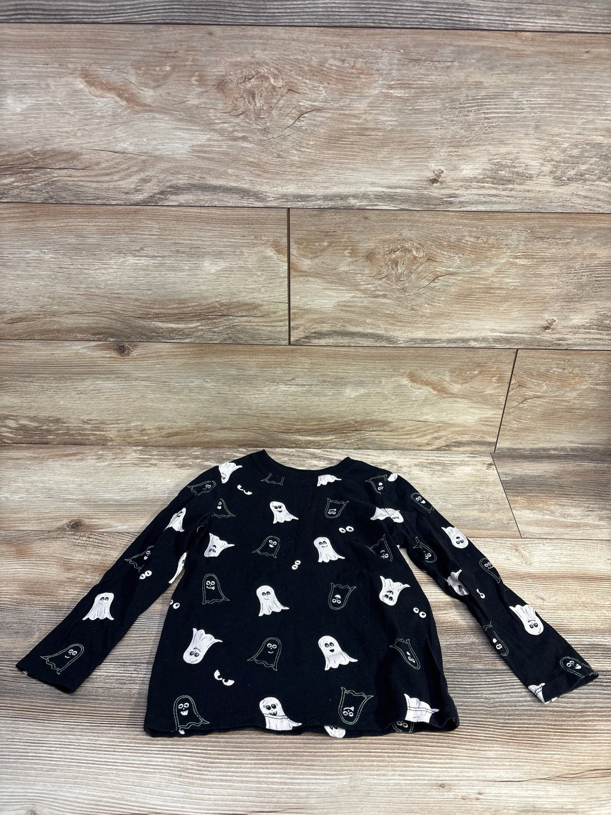 Old Navy Ghost Long Sleeve Shirt Black sz 5T - Me n Mommy To Be