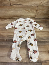 Child of Mine Waffle Knit Sleeper White sz 3-6m