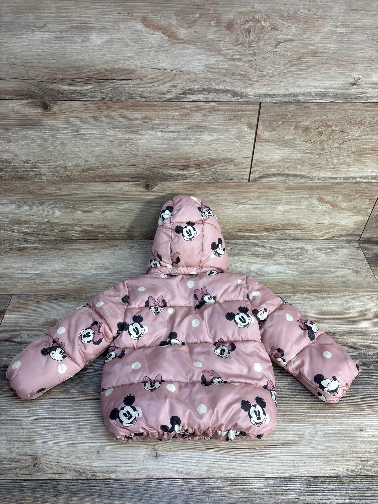 H&M x Disney Minnie Mouse Puffer Jacket Pink sz 18m - Me n Mommy To Be