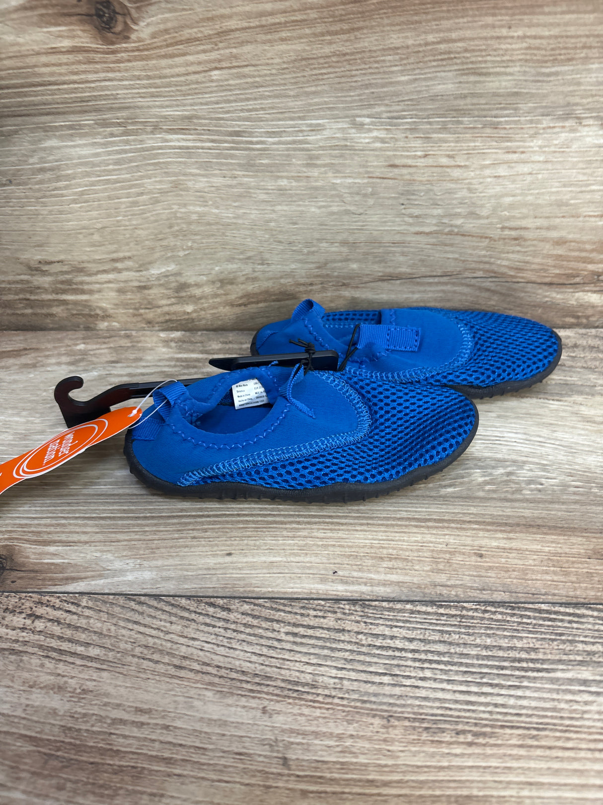 NEW Wonder Nation Aqua Sock Water Shoe Blue sz 7-8c