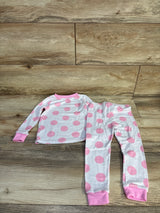 Hello Kitty 2pc Pajama Set White sz 3T