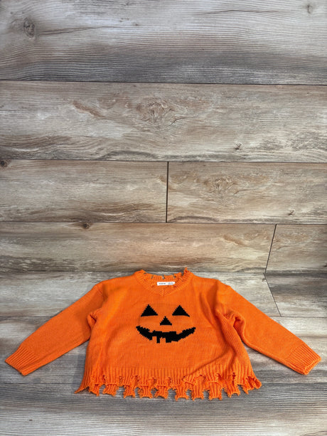 Shein Pumpkin Handcrafted Sweater Orange sz 5T - Me n Mommy To Be