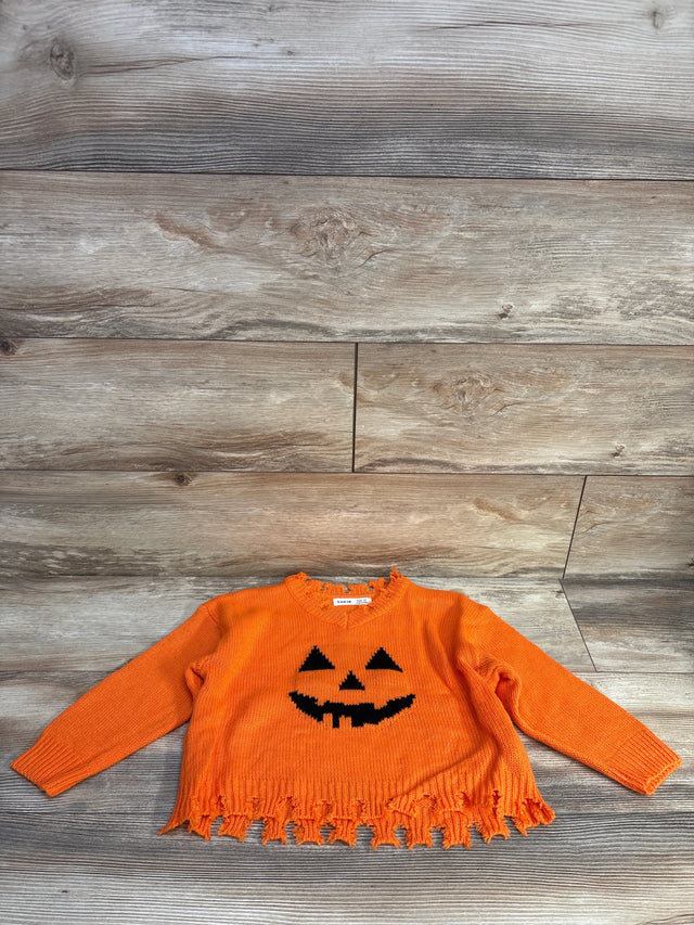 Shein Pumpkin Handcrafted Sweater Orange sz 5T - Me n Mommy To Be
