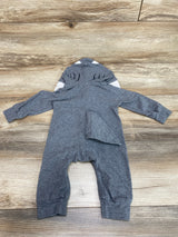 Grey Shark Hooded Jumpsuit sz 6m