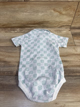American Hawk Button Up Bodysuit White sz 6/9m