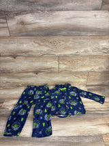 Star Wars 2pc Coat Style Christmas Pajama Set Navy sz 4T