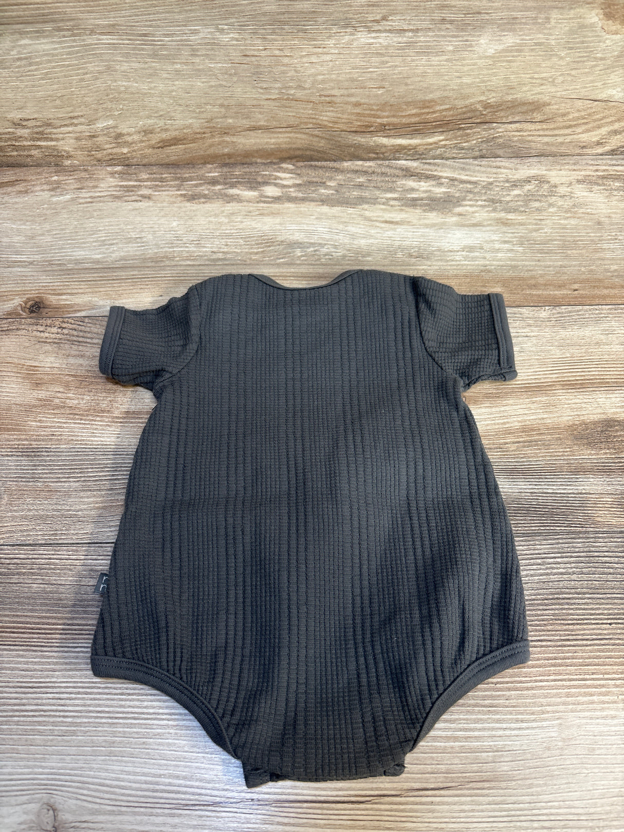 Modern Moments Organic Dark Grey Dumpling Romper sz 3-6m