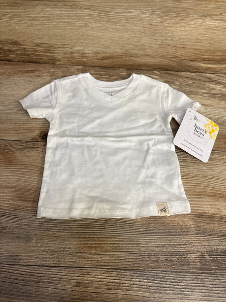 NEW Burt's Bees Baby Shirt White sz 0-3m - Me n Mommy To Be