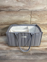 Blissful Diary Baby Diaper Caddy Organizer Light Grey