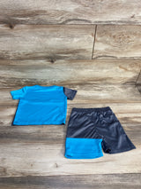 New Balance 2pc Shirt & Shorts Blue sz 12m