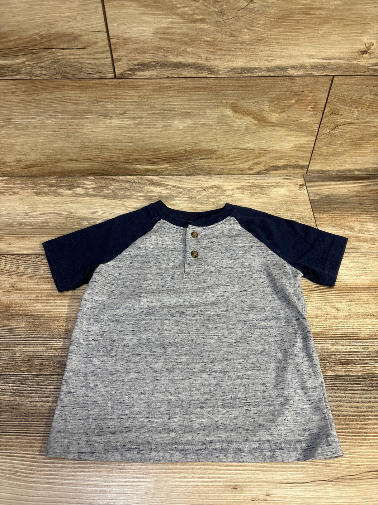 Jumping Beans Henley Shirt Navy sz 3T