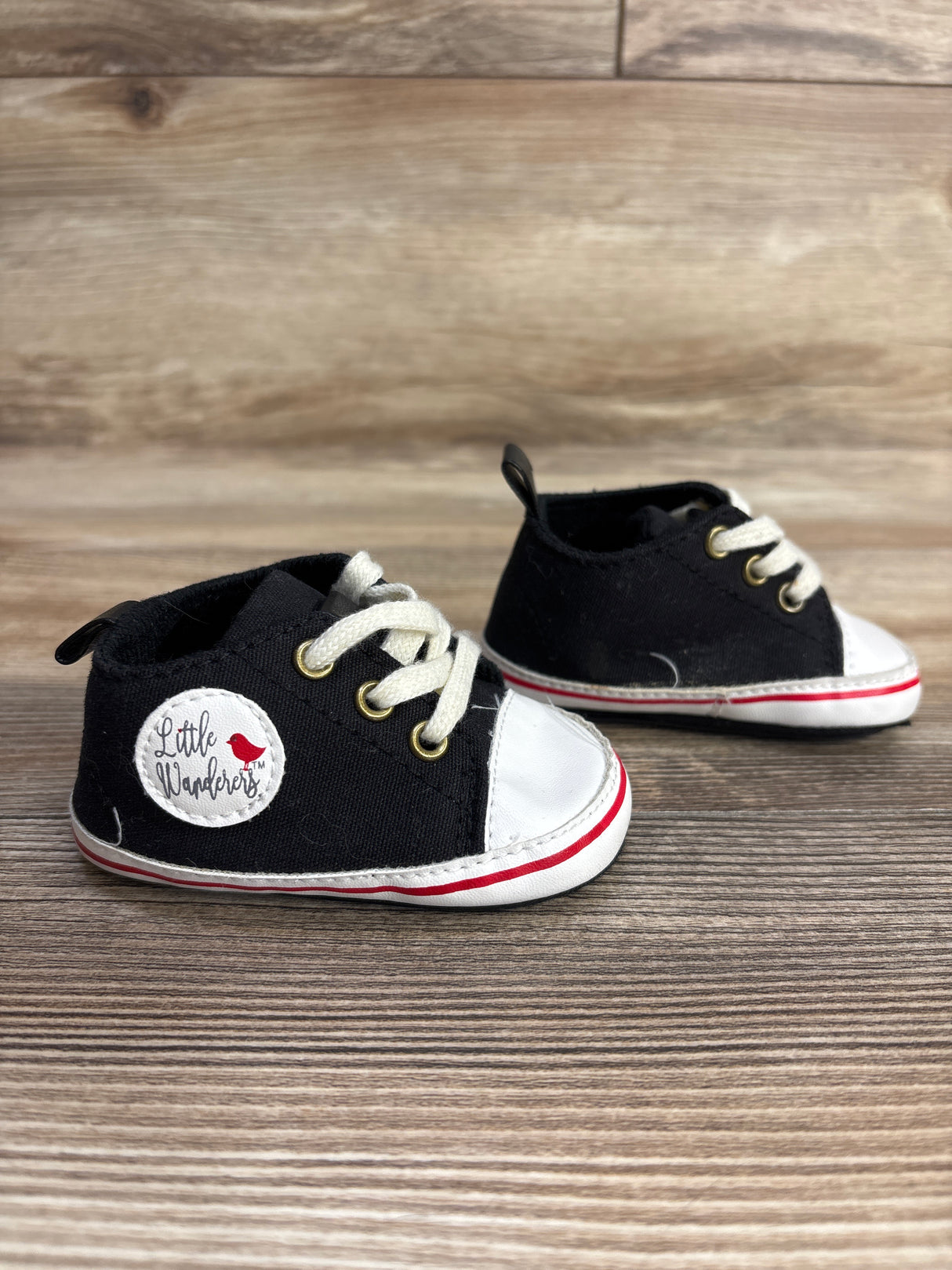 Little Wanderers Classic Crib Sneakers, Navy  sz  1c