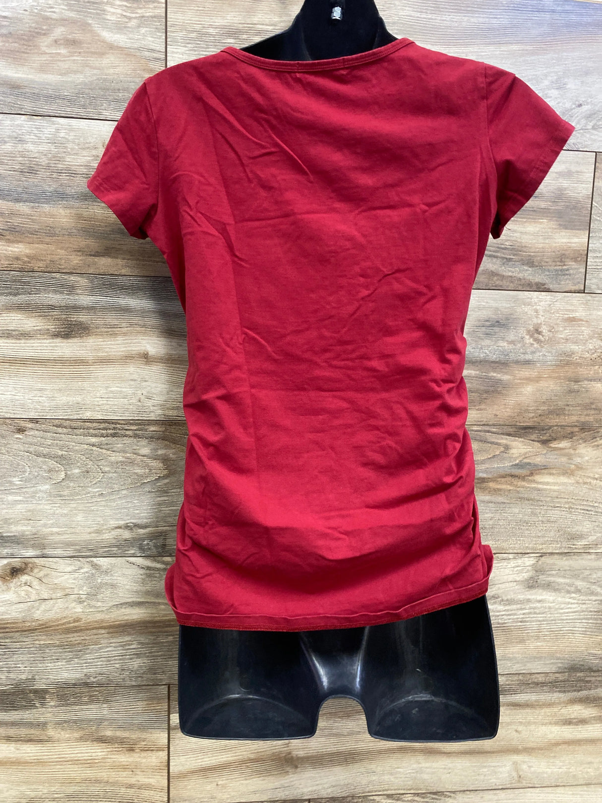Bearsland Ruched Shirt Red sz Medium - Me n Mommy To Be