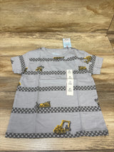 NEW Cat & Jack Tractor Shirt Grey sz 2T