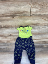 Kidgets 2pc Bodysuit & Pants Green sz 0-3m