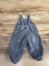 Zara Car Print Overalls Grey sz 1-3T