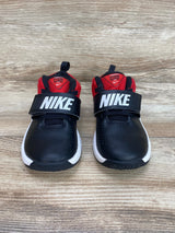 Nike Team Hustle Black University Red Sneakers sz 10c