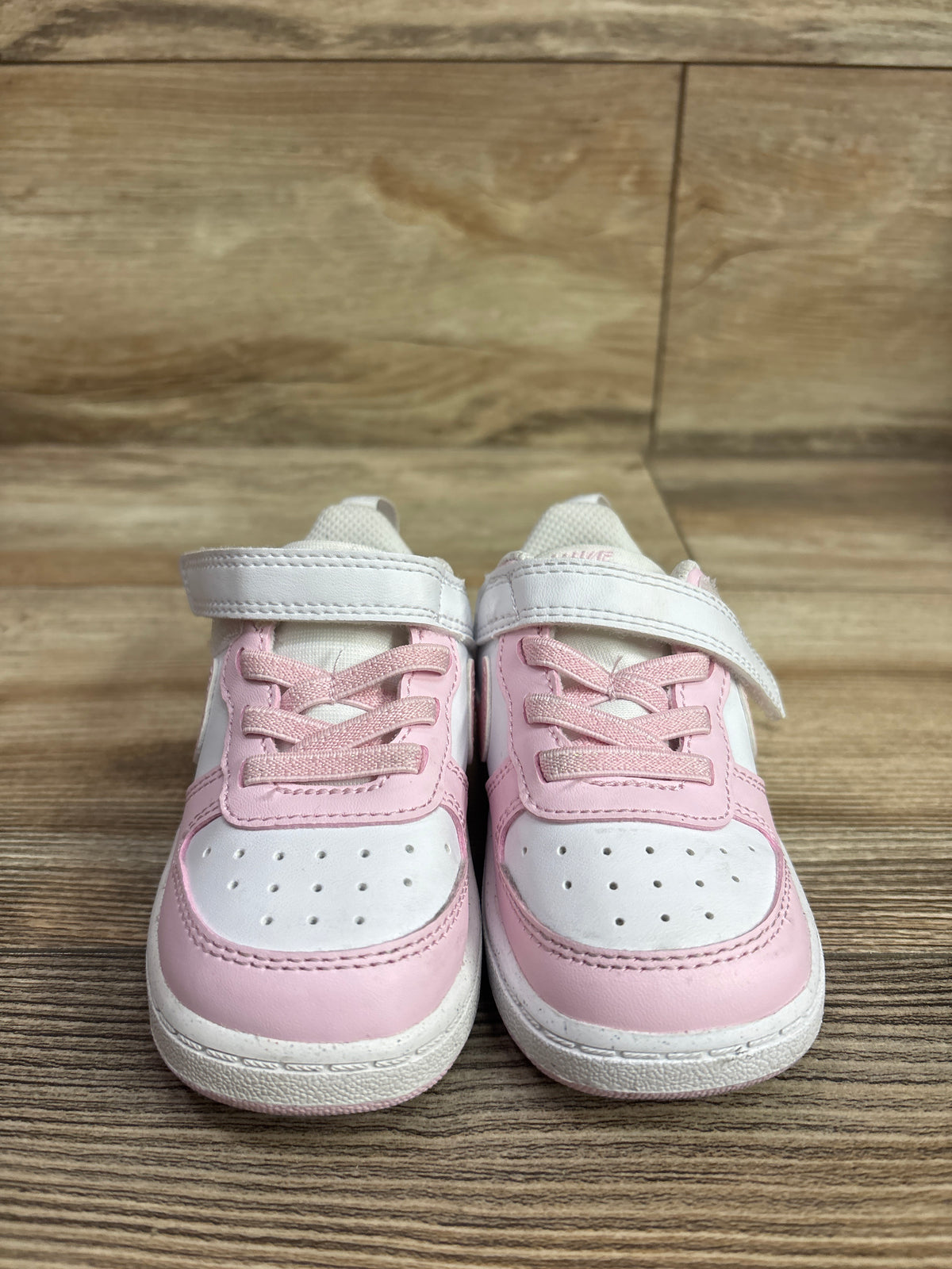 Nike Court Borough Low Recraft TD 'Pink Foam White' Sneakers sz 6c