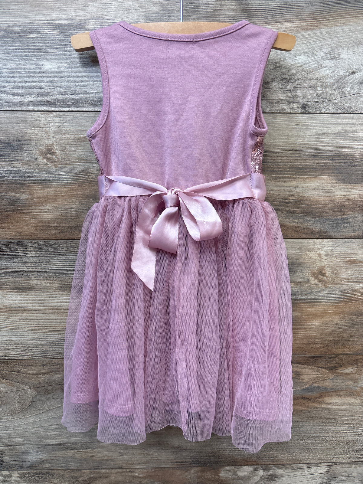 Lilt Sequin Tulle Dress Pink sz 5T