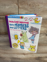 Drawing Cartoons from Numbers and Letters Hardcover Activity Book