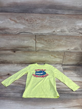 Carter's Smile Crocodile Shirt Lime sz 3T
