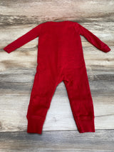 Primary Organic Footless Sleeper Red sz 9-12m