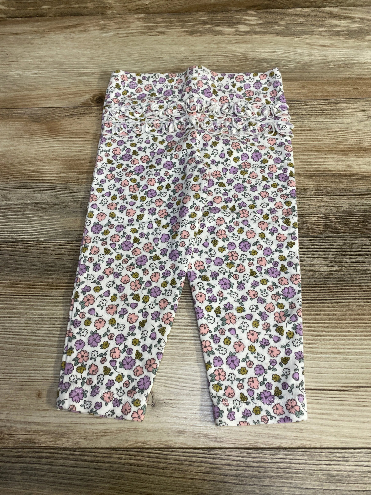 Carter's Floral Leggings White sz 18m
