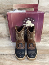 Joe Boots Baby Herradura Black/Brown Sz 4c