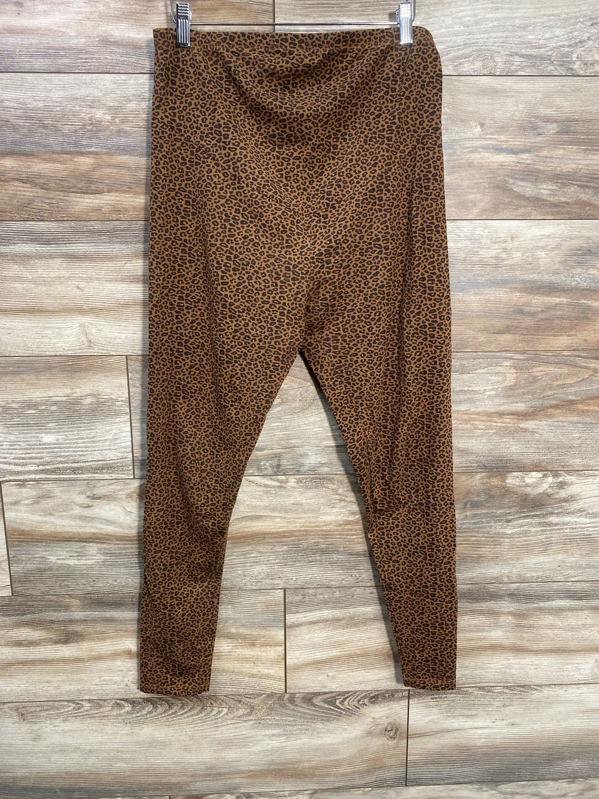 Vertbaudet Leopard Print Leggings Brown sz Large