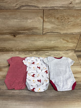 Harry Potter 3pk Bodysuits Grey sz 0-3m