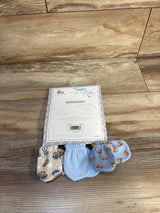 NEW Cribmates 6pc Cap & Mitten Set Blue sz 0m+
