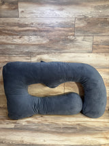 U Shaped Pregnancy Pillow, Grey