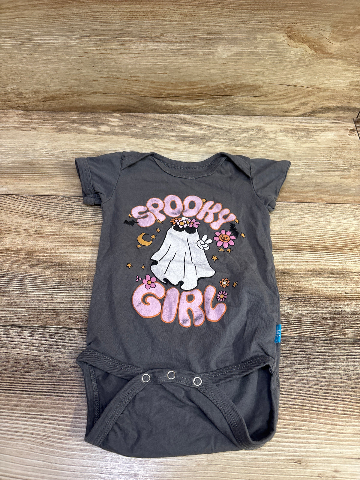 Feather 4 Arrow Spooky Girl Bodysuit Grey sz 6m