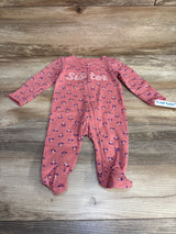 NEW Carter's Floral Lil Sister Sleeper Pink sz 3m - Me n Mommy To Be