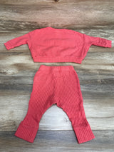 Cat & Jack 2pc Waffle Knit Shirt & Pants Pink sz 3-6m