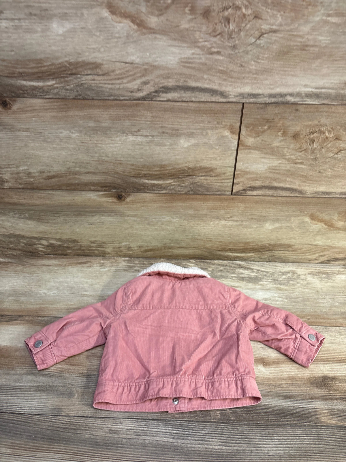 Old Navy Sherpa-Collar Corduroy Jacket Pink sz 3-6m