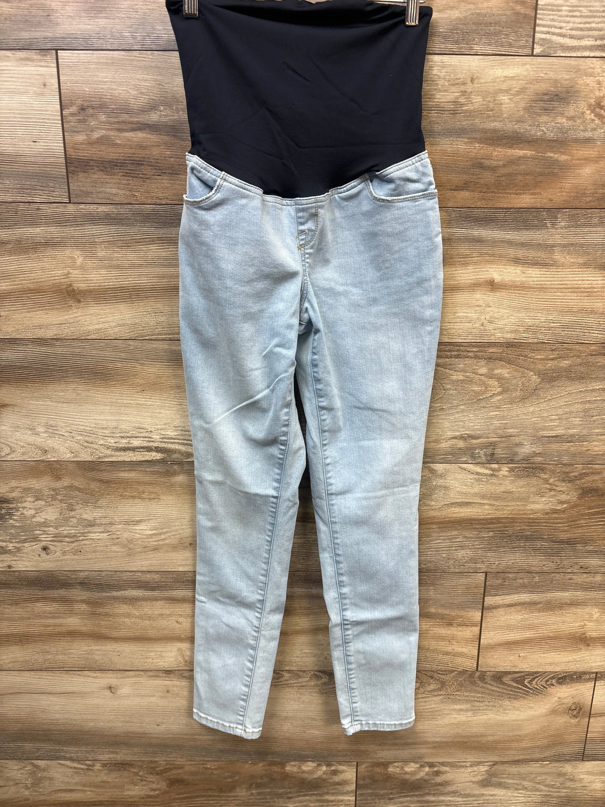 Isabel Maternity Crossover Panel Skinny Jeans Blue sz Small - Me n Mommy To Be