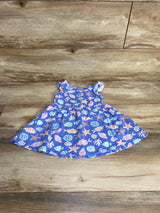 Children's Place Sea Animals Dress Blue sz 2T