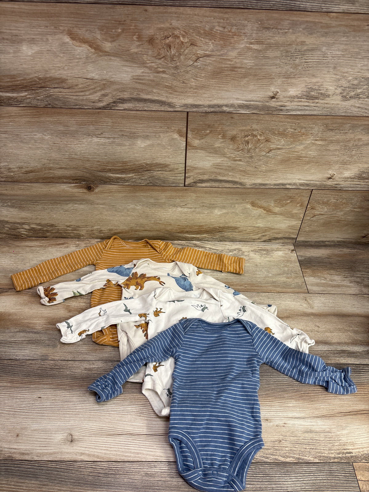 Carter's 4pk Bodysuit Set Beige sz 3m