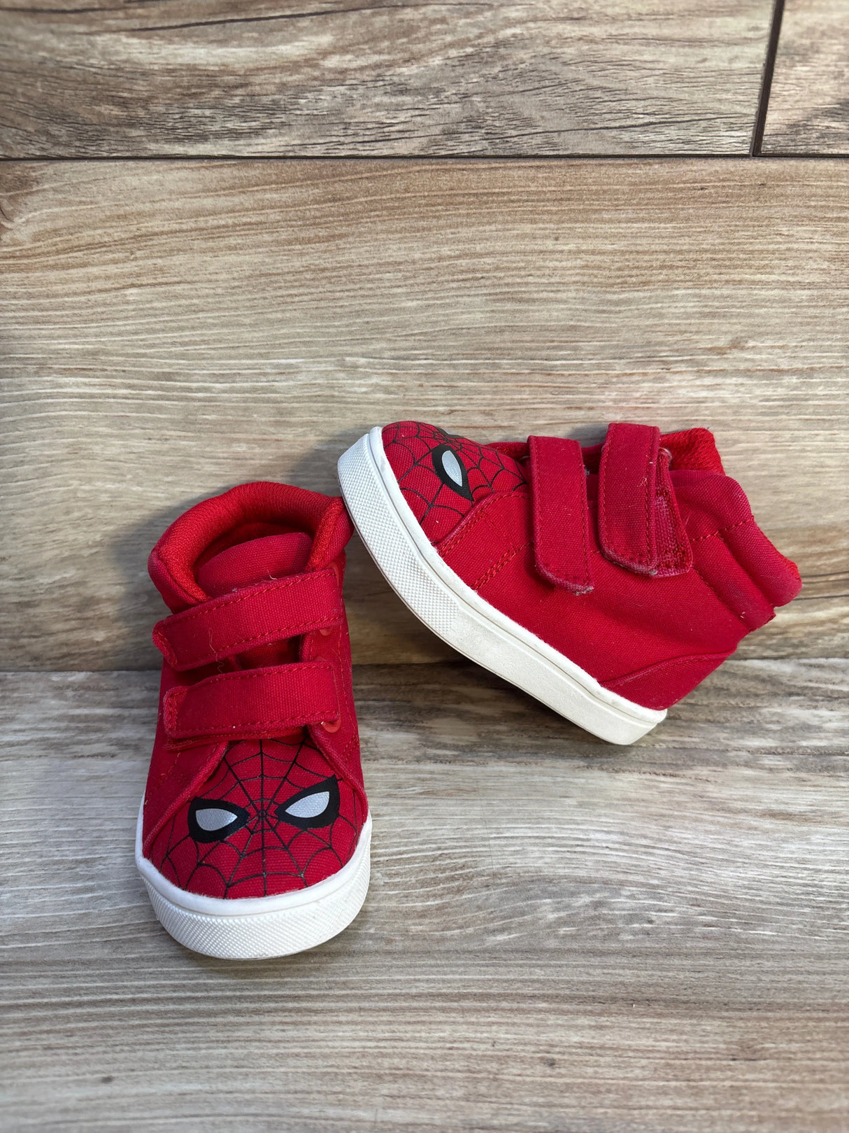 Marvel Spiderman High Top Sneakers, Red sz 5c