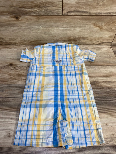 NEW Columbia Plaid Romper Yellow sz 18-24m - Me n Mommy To Be