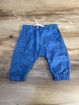H&M Drawstring Car Print Pants Blue sz 4-6m - Me n Mommy To Be