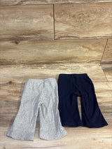 Baby Gap 2pk Ribbed Pull On Pants Grey sz 3-6m