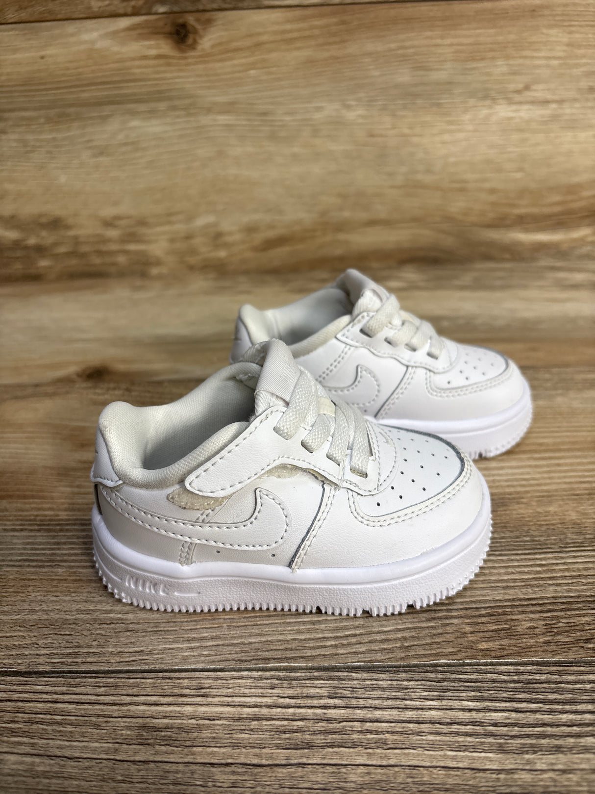 Nike Toddler Force 1 Low EasyOn White sz 4c